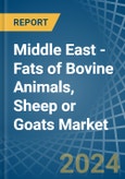 Middle East - Fats of Bovine Animals, Sheep or Goats - Market Analysis, Forecast, Size, Trends and Insights- Product Image