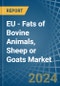 EU - Fats of Bovine Animals, Sheep or Goats - Market Analysis, Forecast, Size, Trends and Insights - Product Image