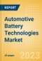Automotive Battery Technologies Market and Trend Analysis by Technology, Key Companies and Forecast to 2028 - Product Image