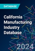 California Manufacturing Industry Database- Product Image