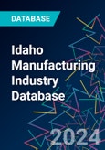 Idaho Manufacturing Industry Database- Product Image