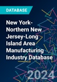 New York-Northern New Jersey-Long Island Area Manufacturing Industry Database- Product Image