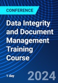 Data Integrity and Document Management Training Course (ONLINE EVENT: December 6, 2024)- Product Image