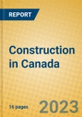 Construction in Canada- Product Image