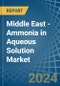 Middle East - Ammonia in Aqueous Solution - Market Analysis, Forecast, Size, Trends and insights - Product Image