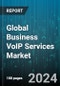 Global Business VoIP Services Market by Technology Type (Hosted IP PBX, Managed IP PBX, SIP Trunks), Connection Type (Computer-to-Computer Connections, Computer-to-Phone Connections, Mobile Softphones & Apps), Organization Size, End-User - Forecast 2024-2030 - Product Image