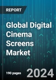 Global Digital Cinema Screens Market by Screen Size (Large, Medium, Small), Screen Type (Curved Screens, Flat Screens), Technology Type, Resolution, Aspect Ratio, Installation Type, End-User Industry - Forecast 2024-2030- Product Image