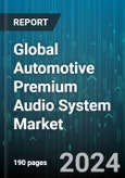 Global Automotive Premium Audio System Market by Components (Amplifier, Center Speakers, Midrange Speakers), Sound Management (Manual, Voice Recognition), Vehicle Type, Sales Channel - Forecast 2024-2030- Product Image