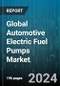Global Automotive Electric Fuel Pumps Market by Types (Electric External Fuel Pump, Electric In-Tank Fuel Pump), Product Classification (Brushed DC, Brushless DC), Technology, Application - Forecast 2024-2030 - Product Image