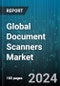 Global Document Scanners Market by Type (Drum Scanner, Flatbed, Handheld scanners), End-User (BFSI, Educational Institutions, Government) - Forecast 2024-2030 - Product Image