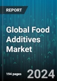 Global Food Additives Market by Type (Antioxidants, Colorants, Emulsifiers), Source (Natural, Synthetic), Form, Application - Forecast 2023-2030- Product Image
