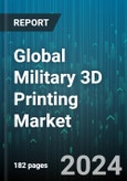 Global Military 3D Printing Market by Products (Materials, Printers, Services), Application (Manufacturing, Prototyping, Tooling), End-use - Forecast 2024-2030- Product Image