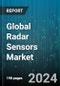 Global Radar Sensors Market by Technology (Brake Lining, Gallium-nitride, Manufacturing Technologies), Components (Antenna, Duplexer, Processing), Type, Band, Range, End-User - Forecast 2024-2030 - Product Thumbnail Image