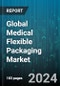 Global Medical Flexible Packaging Market by Product (High Barrier Films & Wraps, Lids & Labels, Pouches & Bags), Material (Aluminum, Bioplastics, Paper), Applications - Forecast 2024-2030 - Product Image