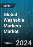 Global Washable Markers Market by Washability (Basic Washable, Ultra Clean Washable), Distribution (Offline, Online), End-User - Forecast 2024-2030- Product Image