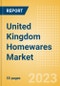 United Kingdom (UK) Homewares Market Analysis by Categories, Revenue Share, Consumer Attitudes, Key Players and Forecast to 2027 - Product Image