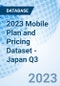 2023 Mobile Plan and Pricing Dataset - Japan Q3 - Product Image