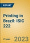 Printing in Brazil: ISIC 222 - Product Image