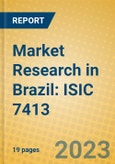 Market Research in Brazil: ISIC 7413- Product Image