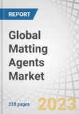 Global Matting Agents Market by Material (Silica, Waxes, Thermoplastics), Technology (Water-borne, Solvent-borne, Powder, Radiation cure & High Solids), and Application (Industrial, Architectural, Leather, Wood, Printing Inks), & Region - Forecast to 2028- Product Image