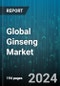 Global Ginseng Market by Origin Type (American Ginseng, Oriental Ginseng, Siberian Ginseng), Nature (Cultivated, Wild), Source, Colour, Form, End-Use - Forecast 2024-2030 - Product Image
