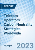 Telecom Operators' Carbon Neutrality Strategies Worldwide- Product Image