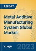 Metal Additive Manufacturing System Global Market Insights 2023, Analysis and Forecast to 2028, by Market Participants, Regions, Technology, Application, Product Type- Product Image