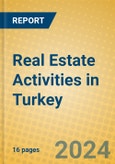 Real Estate Activities in Turkey- Product Image