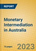 Monetary Intermediation in Australia- Product Image