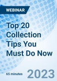 Top 20 Collection Tips You Must Do Now - Webinar (Recorded)- Product Image