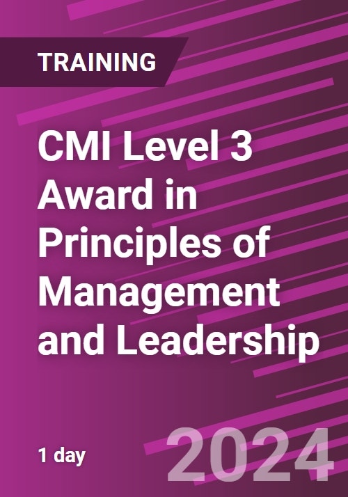 CMI Level 3 Award in Principles of Management and Leadership (Recorded)