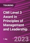 CMI Level 3 Award in Principles of Management and Leadership (Recorded) - Product Image