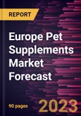 Europe Pet Supplements Market Forecast to 2028 - Regional Analysis - by Form (Chewable, Powder, and Others), Pet Type (Dogs, Cats, and Others), and Distribution Channel (Online and Offline)- Product Image