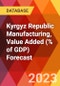 Kyrgyz Republic Manufacturing, Value Added (% of GDP) Forecast - Product Image