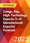 Congo, Rep. High-Technology Exports (% of Manufactured Exports) Forecast - Product Image