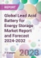 Global Lead Acid Battery for Energy Storage Market Report and Forecast 2024-2032 - Product Image