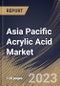Asia Pacific Acrylic Acid Market Size, Share & Industry Trends Analysis Report By End-user, By Derivative Type (Acrylic Esters, Acrylic Polymer, and Others), By Country and Growth Forecast, 2023 - 2030 - Product Thumbnail Image