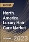 North America Luxury Hair Care Market Size, Share & Industry Trends Analysis Report By Distribution Channel, By Price Range, By Product (Shampoos, Conditioners, Hair Coloring Products, Hair Styling Products, Hair Oil, and Others), By Country and Growth Forecast, 2023 - 2030 - Product Image