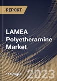 LAMEA Polyetheramine Market Size, Share & Industry Trends Analysis Report By Product, By Application (Epoxy Coatings, Polyurea, Composites, Fuel Additives, Adhesives & Sealants, and Others), By Country and Growth Forecast, 2023 - 2030- Product Image