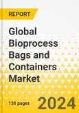 Global Bioprocess Bags and Containers Market: Focus on Application, End User, Product Type, and Over 12 Countries - Analysis and Forecast, 2024-2033- Product Image