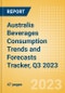 Australia Beverages Consumption Trends and Forecasts Tracker, Q3 2023 (Dairy and Soy Drinks, Alcoholic Drinks, Soft Drinks and Hot Drinks) - Product Image