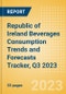 Republic of Ireland Beverages Consumption Trends and Forecasts Tracker, Q3 2023 (Dairy and Soy Drinks, Alcoholic Drinks, Soft Drinks and Hot Drinks) - Product Image