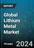 Global Lithium Metal Market by Source (Lithium Ores, Salt Lake Brine), Purity (99% and Above, Below 99%), Application, End-use - Forecast 2024-2030- Product Image