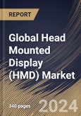 Global Head Mounted Display (HMD) Market Size, Share & Trends Analysis Report By Technology, By Connectivity, By Component (Displays, Controllers, Processors & Memories, Lenses, Cameras, Sensors and Others), By Application, By Regional Outlook and Forecast, 2023 - 2030- Product Image