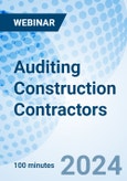 Auditing Construction Contractors - Webinar (Recorded)- Product Image