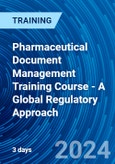 Pharmaceutical Document Management Training Course - A Global Regulatory Approach (Recorded)- Product Image