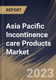 Asia Pacific Incontinence care Products Market Size, Share & Industry Trends Analysis Report By Usage (Disposable, and Reusable), By Gender (Female, and Male), By Distribution Channel, By End-use, By Product Type, By Country and Growth Forecast, 2023 - 2030- Product Image