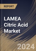 LAMEA Citric Acid Market Size, Share & Trends Analysis Report By End-use, By Application, By Product (Biodegradable Polyesters, Bio-PE, Bio-PET, Polylactic Acid (PLA), Polyhydroxyalkanoate (PHA), and Others), By Country and Growth Forecast, 2023 - 2030- Product Image