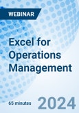 Excel for Operations Management - Webinar (Recorded)- Product Image