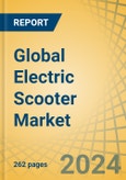 Global Electric Scooter Market by Vehicle Type (Electric Motorcycles, E-Kick scooters & Bikes, Electric Mopeds), Power Output (Less Than 3.6kW, 3.6kW to 7.2kW), Battery Technology, Motor Type, Charging Type, End-user, and Geography - Forecast to 2031- Product Image